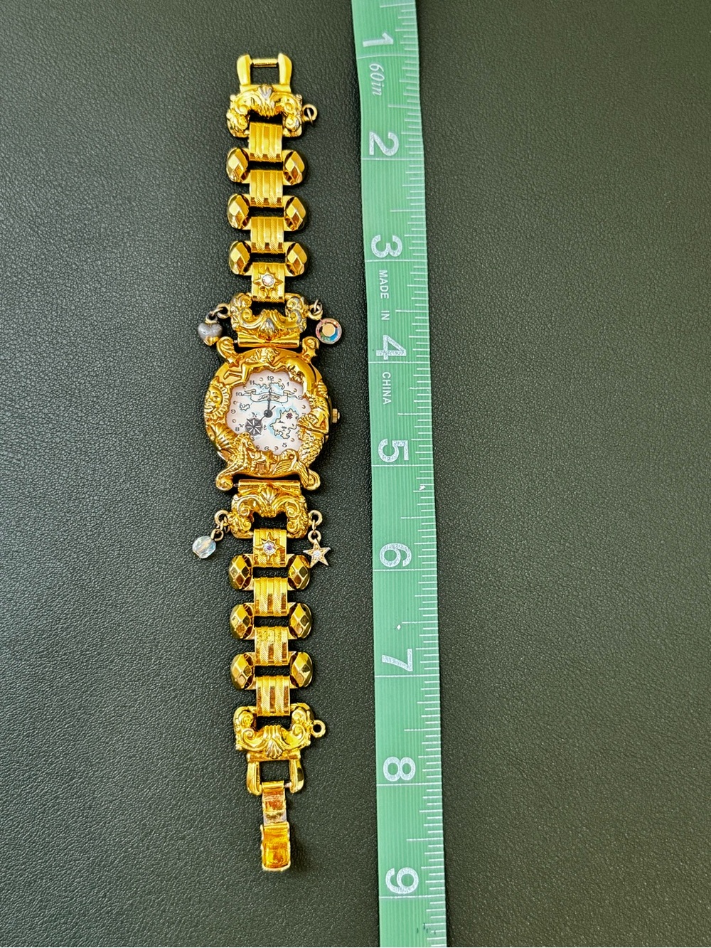 Vintage Kirks Folly Foreverland/ Neverland Charm Bracelet Watch PreOwned READ - Picture 10 of 10